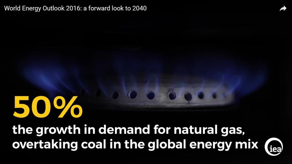 El gas natural va a tener un papel muy importante en el contexto