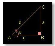 Sea el triángulo de la figura: Calcular las funciones trigonométricas del ángulo. Para hallar las funciones trigonométricas, es indispensable conocer el valor del lado a.