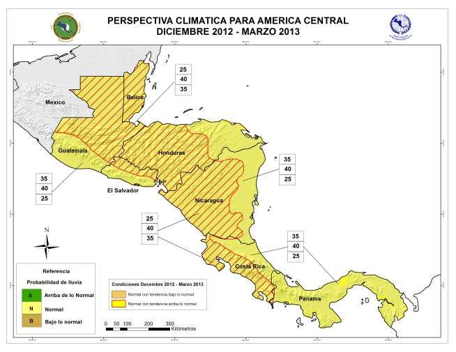 País Belice Guatemala Honduras El Salvador Nicaragua Costa Rica Panamá Área verde:
