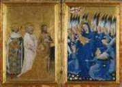 - DÍPTICO: El retablo evoluciona durante el Gótico, siglos XIII al XV, pasando de una tabla a dos, creación de estos retablos supuso una gran novedad, la