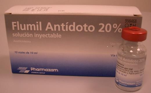 N-acetilcisteina IMPORTANTE FLUMIL 20% VIAL 10 ML