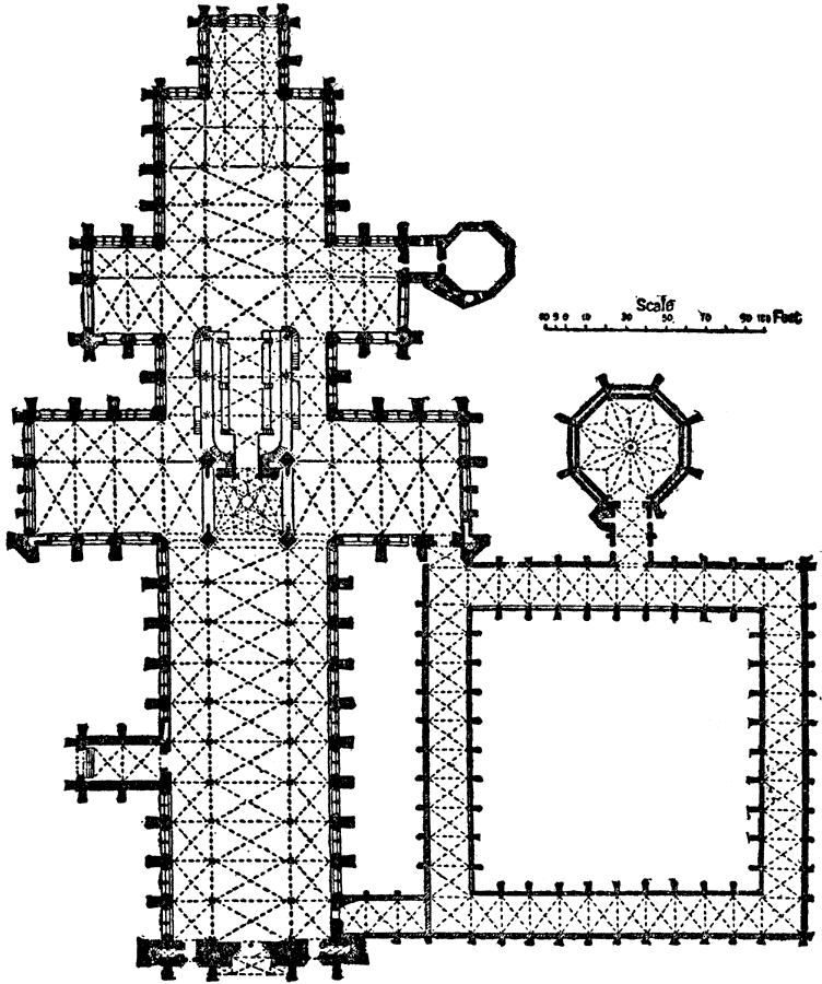 CATEDRAL DE SALISBURY (1220-1266) - Novedades en planta -