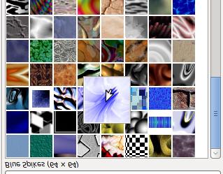 Los patrones son imágenes en escala de grises o RGB que se guardan en un formato especial (*.PAT), que GIMP reconoce como patrón. Puedes crear nuevos patrones o modificar los ya existentes.