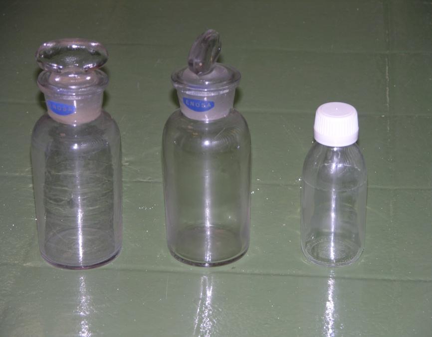 Frasco para reactivos Botellas de cristal que se