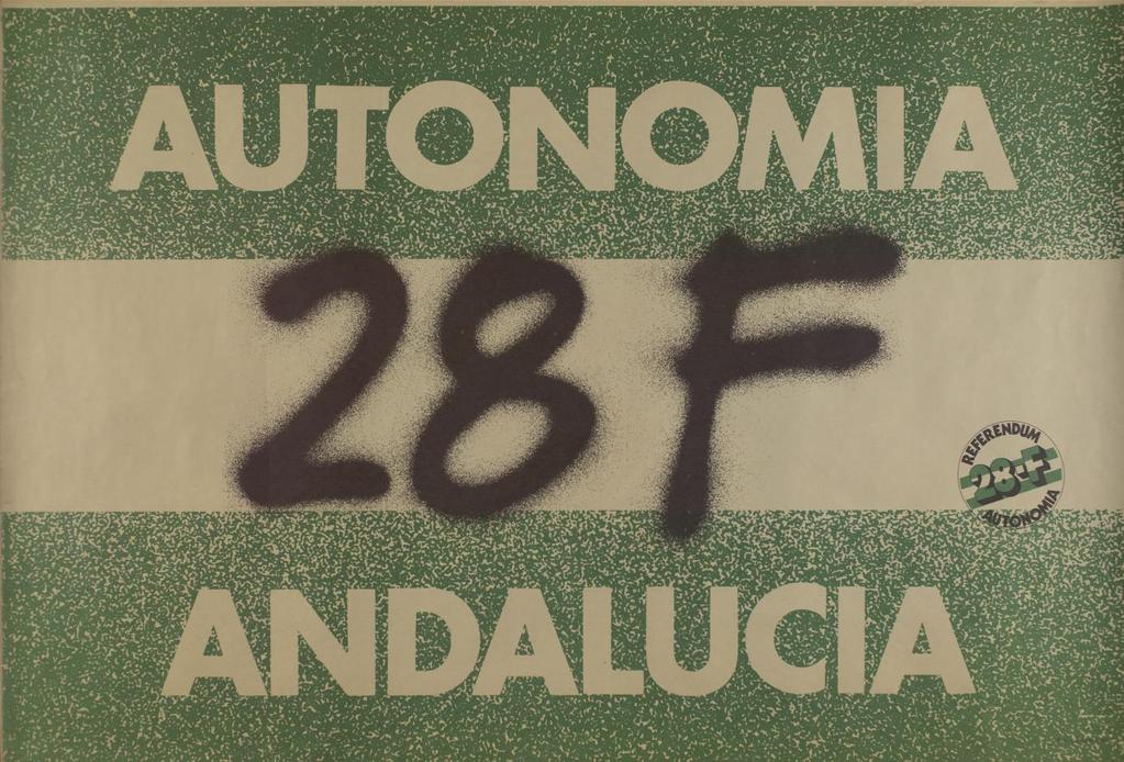41 AUTONOMÍA ANDALUCÍA. 28-F. Impreso.