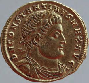 Doble Sólido de Constantino I Nicomedia Hacia 326 d.c. Diám.