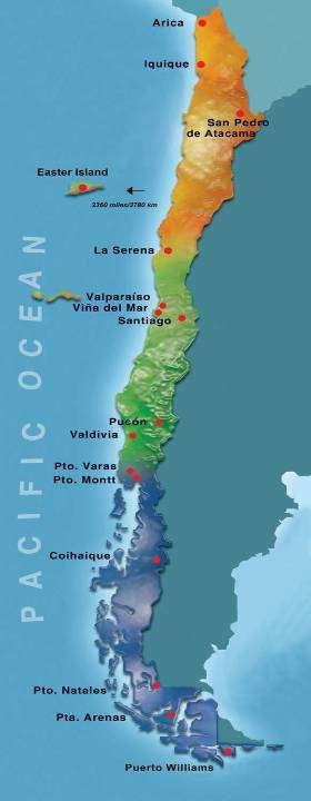 Chile Itinerarios Recomendados De Septiembre a Abril: (Hoteles de Patagonia cerrados de Mayo a Agosto) - Santiago (2n) Región de los Lagos (3n) y Patagonia (3 o