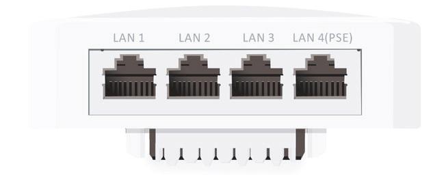Un puerto Gigabit Ethernet para conectarse a la LAN con cable y comunicarse con el servidor o la nube de Mojo.