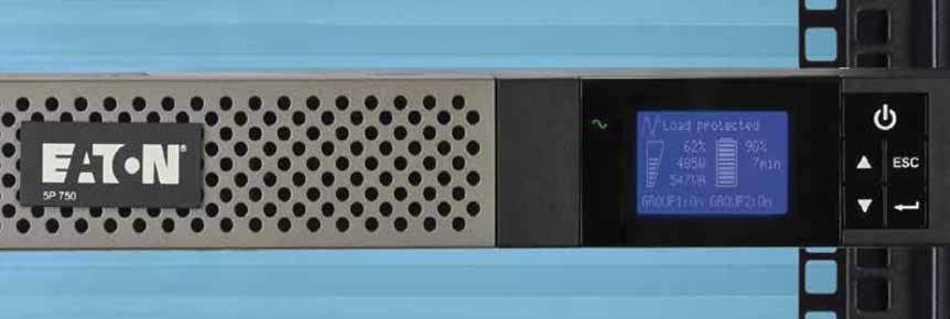 Centro de Datos Aprobado 550-3000VA UPS 5P Respaldo de batería de clase empresarial para armarios de red y centros de datos pequeños.
