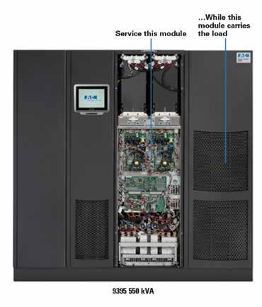 UPS 9395 225-1100KVA Módulo de derivación del sistema: flexibilidad inigualable para su sistema de UPS paralelo Cuatro décadas de experiencia en el acoplamiento en paralelo de los grandes sistemas