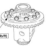 Desmonte las tapas de rodamientos (figura 3). Pernos fijadores de tapa de rodamiento (Figura 3) Extraiga la corona y el conjunto satelites y planetarios.