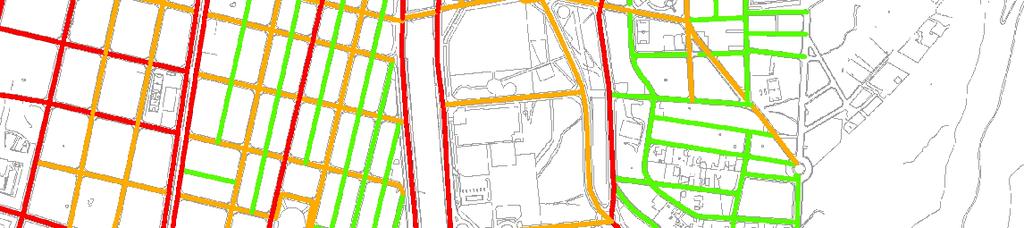 II) Se superposa aquesta simplificació sobre el mapa de planejament urbanístic, en el que s ha considerat tant les zones urbanes