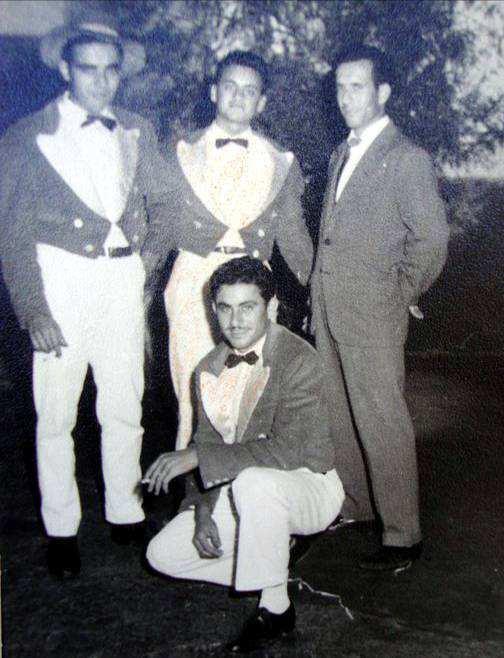 Torres Cruz, don Aquilino Pérez Castellano Kilo, don Maximino Castro Otazo y don Óscar Flores Casanova.