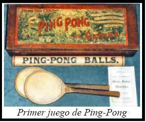 SUS ORÍGENES " Los principios del Tenis de Mesa o ping pong son oscuros y no se sabe con certeza cuando se practicó