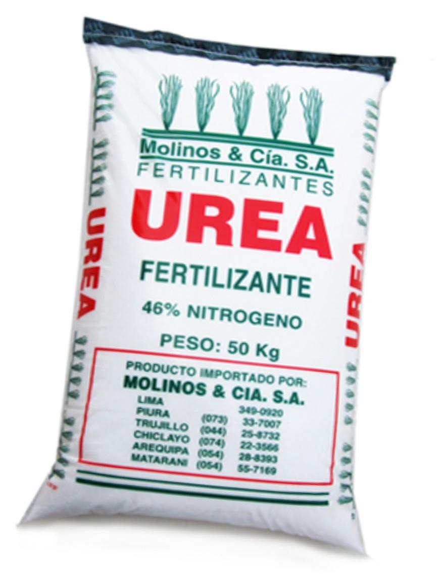 Uso de la urea Fertilizante: El 90% de la urea producida se emplea como fertilizante.