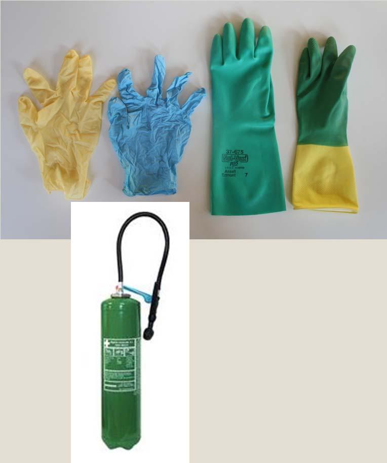 Protección y reparación de contaminación por vía dérmica Poca o ninguna información en las cajas o envases de guantes. Elección del guante adecuado para la tarea.