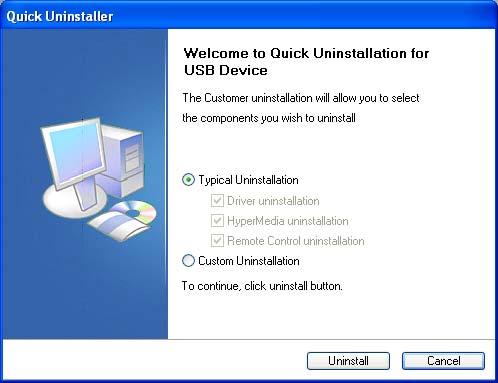Nota1: Su dispositivo USB debe estar enchufado en el puerto USB original antes de la desinstalación.