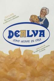 Patatas Fritas Dealva Tradicionales Formato 40gr. Peso neto por bolsa: 40gr. Peso bruto caja: 2,33kg.
