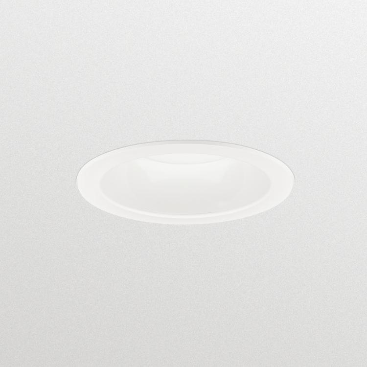 CoreLine Downlight Aplicaciones Iluminación general en pasillos Comercios Zonas de recepción Zonas de circulación interiores Especificaciones Tipo DN130B (versión con reflector blanco) Intervalo de