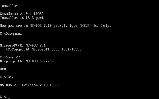 Microsoft MS DOS (Año 1981 Julio) MS-DOS.