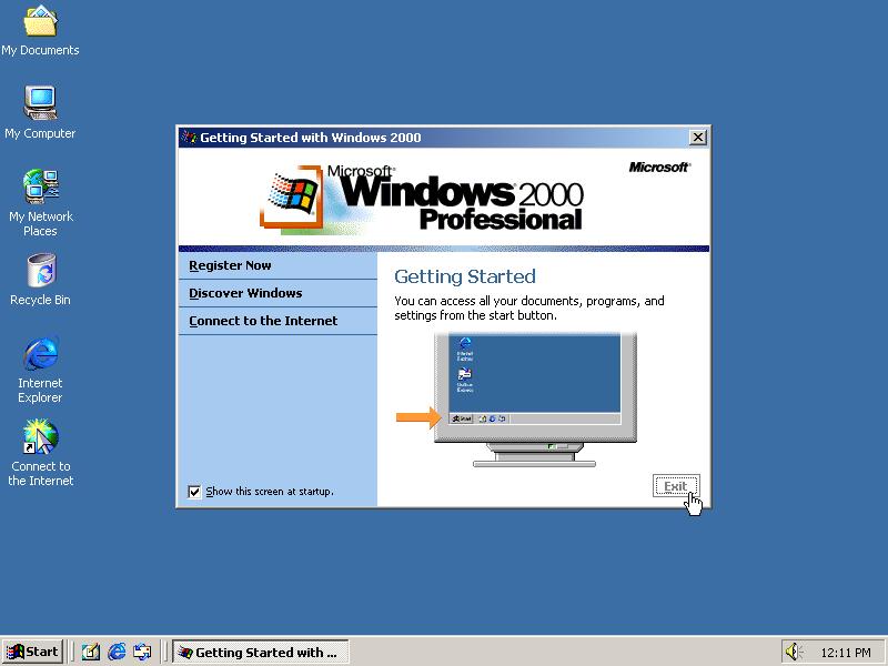 Microsoft Año 2000, Windows 2000 y Windows