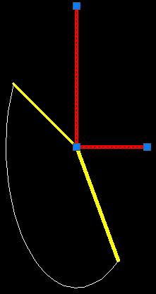 Elipse: Arc (Arco de Elipse en base a centro) Dibujar líneas guías en forma de T, con las medidas de los ejes de la elipse deseada EL Clic derecho / Arc Clic derecho /