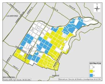 18 - Factores asociados al entorno económico Según el Plan de Ordenamiento Territorial de Bogotá 11,el uso del suelo urbano de La Candelaria cuenta con un área de actividad 12 : central (100%).