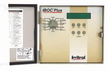 SERIE IBOC PLUS CARACTERÍSTICAS Y BENEFICIOS El controlador IBOC Plus de Irritol fue diseñado para controlar los sistemas de riego sin suministro eléctrico.