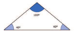 Activitat 16 Es possible dibuixar un triangle obtusangle i isòsceles a la vegada? Posa n algun exemple. Sí que és possible.