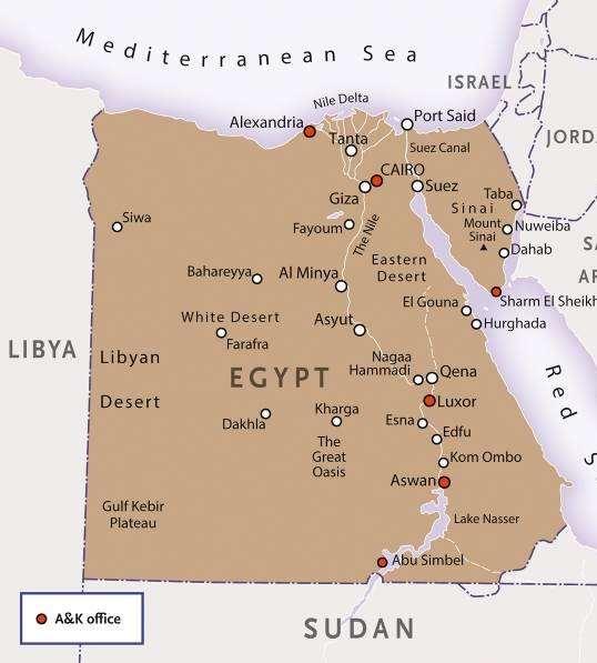 Lugares a visitar El Alto Egipto Un Museo al aire libre Un crucero por el Nilo le llevará a los lugares más importantes: - La ciudad de Luxor, que era la antigua ciudad de Tebas, capital del Nuevo