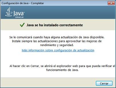 Es posible que el instalador le ofrezca la opción de instalar estos programas como parte de la instalación de Java.