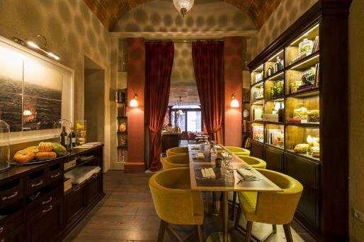 Diseñado por un arquitecto florentino, el restaurante está
