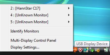 Configuración del Duplicador de puertos USB Busque el icono del duplicador de puertos USB ( ) en la barra de inicio de Windows.
