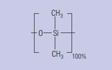 100% dimetilpolisiloxano No Polar Fase unida químicamente y