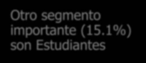 1%) son Estudiantes El 12.5% son Profesionistas Independientes No Contesto 10.