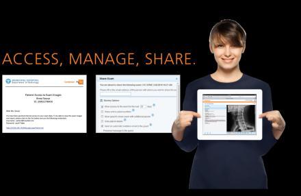 p.7 Permitir un Acceso Conveniente El Portal d Paciente permite compartir imágenes e informe entre las