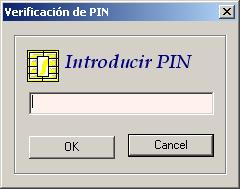 Fig. 29 Solicitud del PIN del certificado de cliente 2.
