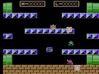 7 Partida de dos jugadores En este juego, puedes control ar por turnos a Mario y a Luigi.