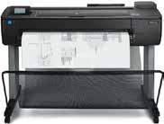 Hasta 300 Características Dos impresoras en una: Bandeja de hasta 50 hojas (+A3 o A4) y rollo integrado.