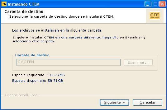 Para Windows superior a XP ejecutar como Administrador Seleccionar el archivo a ejecutar, pulsar el Botón