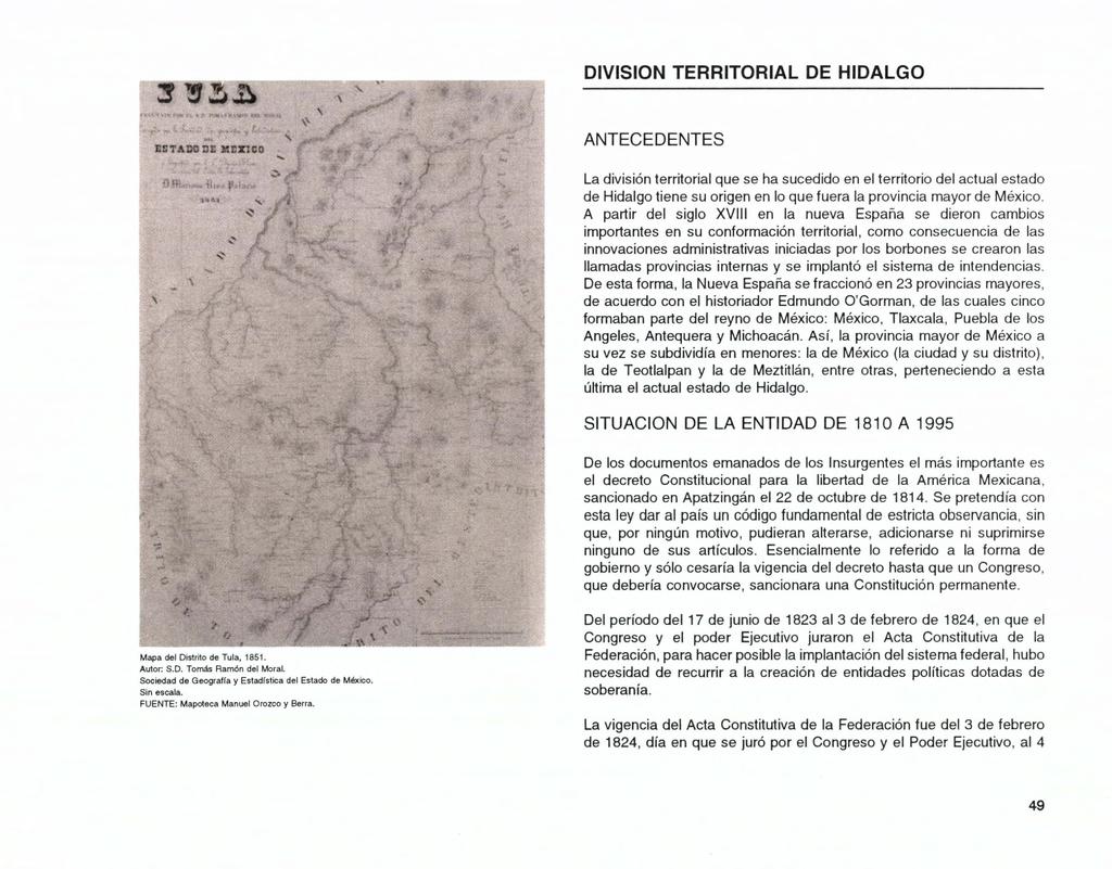 DIVISION TERRITORIAL DE HIDALGO 335a ESTASCDE MEXICO x. -.mií :! -. \ -. Jk,,<* 0HW<««, 4Íua ANTECEDENTES " w *",.' r " wm. 'M " # _.