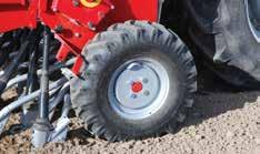 Fiable y preciso sistema de dosificación accionado por rueda (tipo tractor) de 7.00x12.