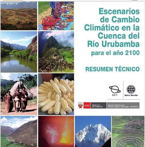 Escenarios climáticos para la cuenca del Urubamba al 2100 Progresivo