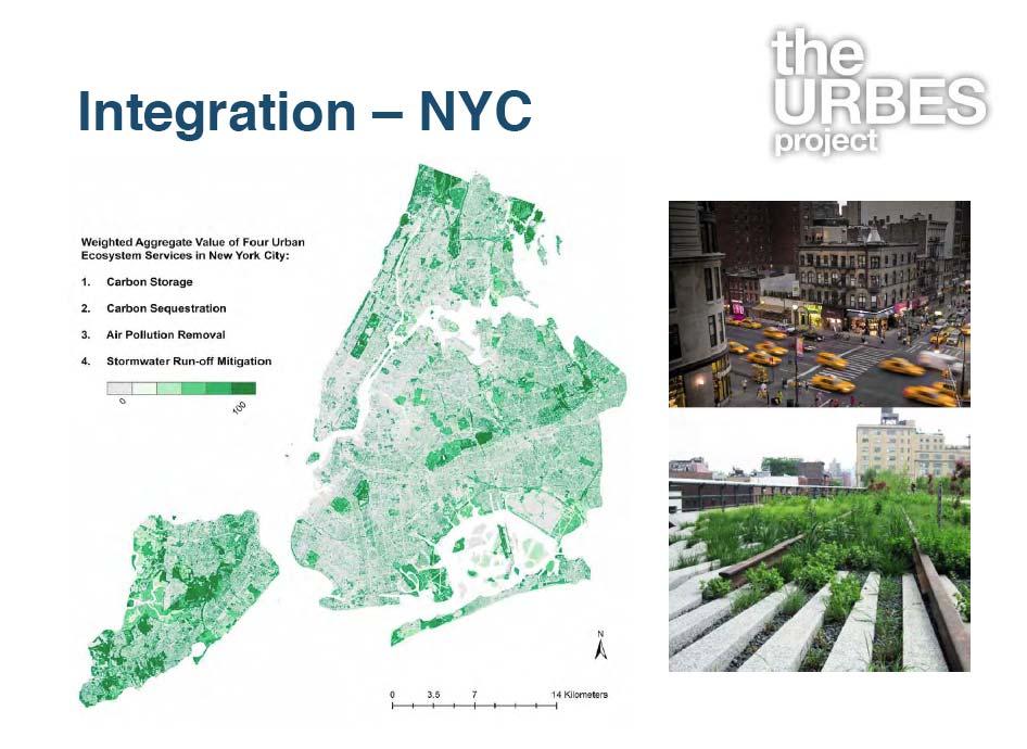 Infraestructura verde urbana: parques, arbolado, edificios verdes (efecto isla térmica/ eficiencia).