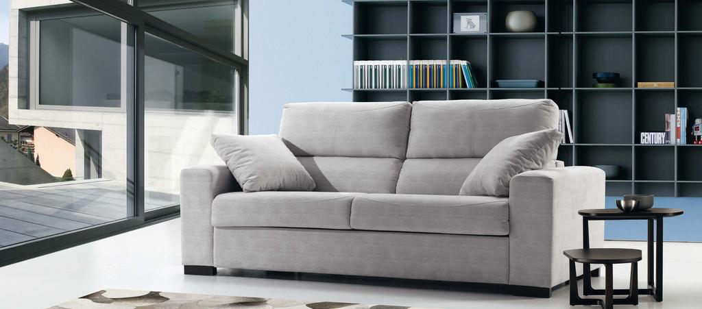 SANDRA Es un modelo de sofá cama que se integra