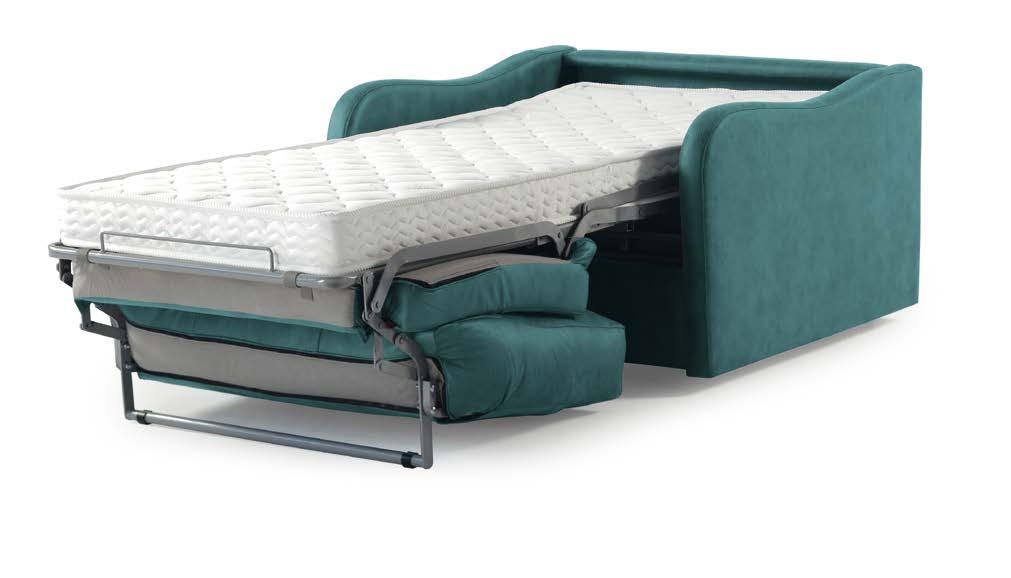 MINI Cómodo y coqueto sillón cama con sistema de apertura italiana.