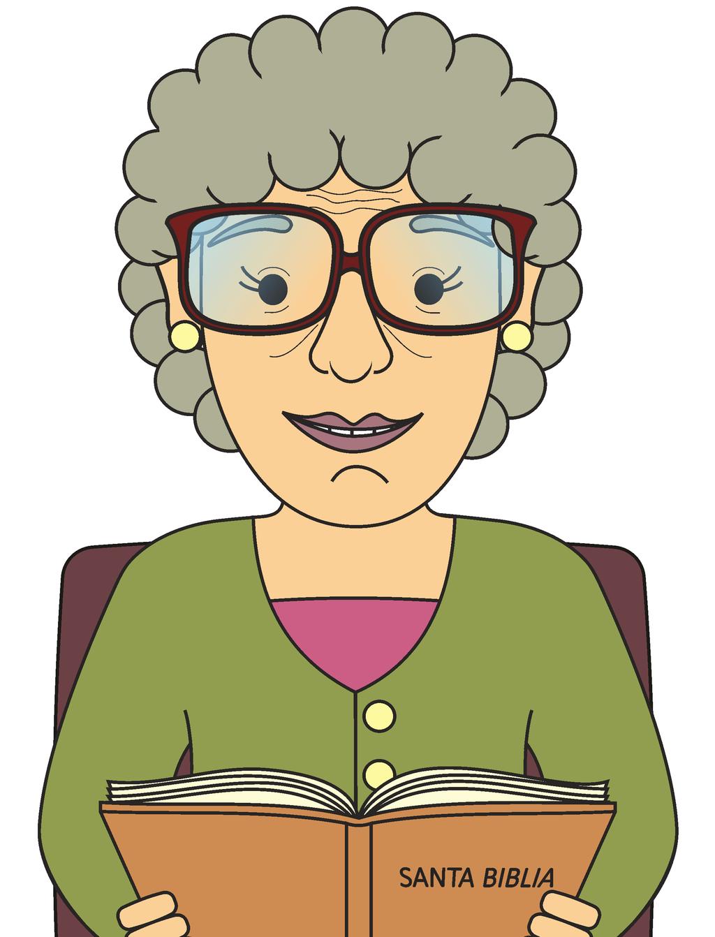 Esa misma tarde fueron a hacer arreglar los lentes y la abuela pudo leer nuevamente su Biblia.