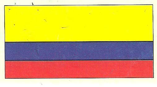 Representemos gráficamente estas fracciones. b) Quién comió más chocolatinas? 6) Leemos con atención. La bandera de Colombia tiene tres colores: amarillo, azul y rojo.