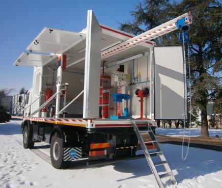 Drillmec dispone un taller móvil montado en un camión adecuado para cualquier