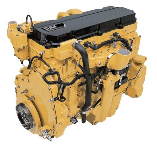 Motor Potencia y fiabilidad El Motor Cat C11 con tecnología ACERT le entrega el rendimiento necesario para mantener velocidades de nivelación uniformes para obtener niveles máximos de productividad.